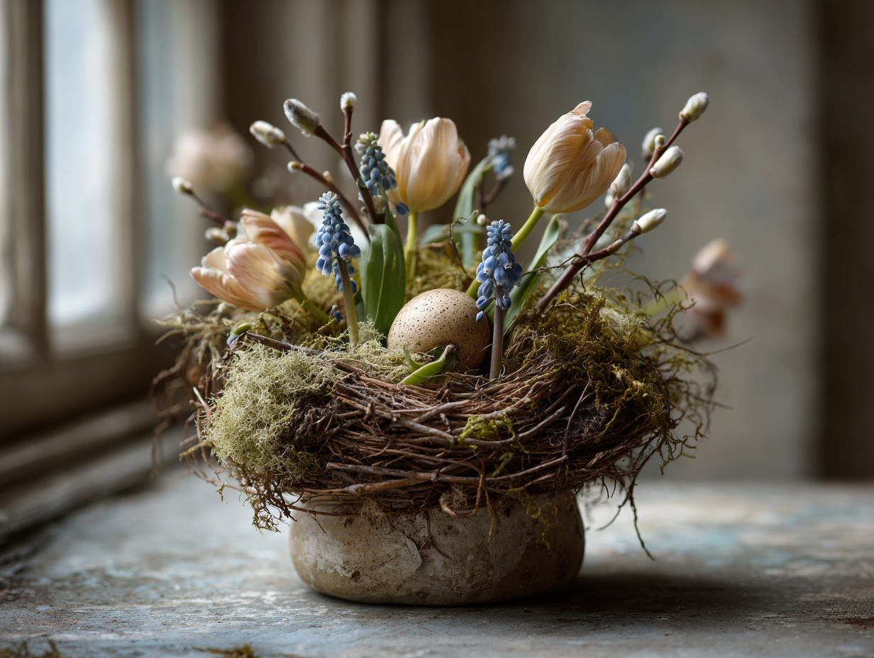 lilia spring floral arrangement with tulips muscari willow br 050e771f b8f4 474b 93eb 655585dd052c 0